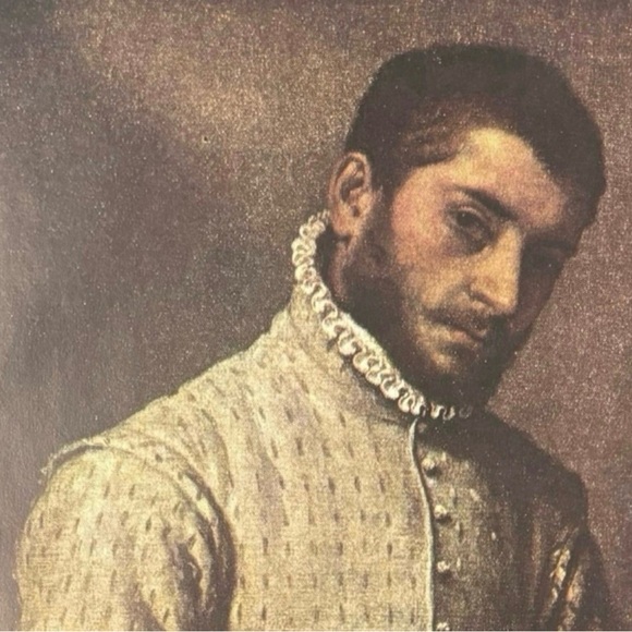 Original Vintage Fine Art Print Italy, Giovanni Battista Moroni Portrait Tailor - Picture 6 of 8